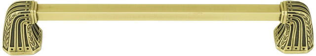 Urban Metro Saville 8'' cc Pull, Burnish Brass Plate 101438/BB