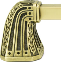 Urban Metro Saville 8'' cc Pull, Burnish Brass Plate 101438/BB