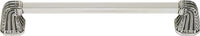 Urban Metro Saville 8'' cc Pull, Burnish Silver Plate 101438/BS
