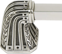 Urban Metro Saville 8'' cc Pull, Burnish Silver Plate 101438/BS