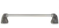 Urban Metro Saville 8'' cc Pull, Burnish Silver Plate 101438/BS