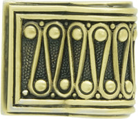 Urban Metro Rivoli Knob, Burnish Brass Plate 101491/BB
