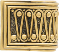 Urban Metro Rivoli Knob, Museum Gold Plate 101491/MG