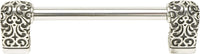 Urban Metro Via Veneto 4'' cc Knob-pull, Burnish Silver Plate 101524/BS
