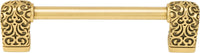 Urban Metro Via Veneto 4'' cc Knob-pull, Museum Gold Plate 101524/MG