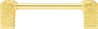 Urban Metro Via Veneto 4'' cc Knob-pull, Satin Gold Plate 101524/SG