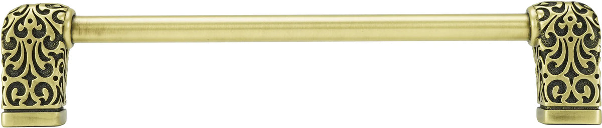 Urban Metro Via Veneto 6'' cc Pull, Burnish Brass Plate 101526/BB