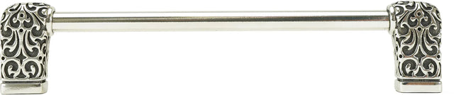 Urban Metro Via Veneto 6'' cc Pull, Burnish Silver Plate 101526/BS