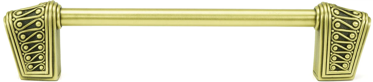 Urban Metro Rivoli 6'' cc Pull, Burnish Brass Plate 101576/BB