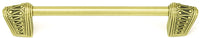 Urban Metro Rivoli 6'' cc Pull, Burnish Brass Plate 101576/BB