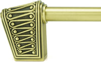 Urban Metro Rivoli 10'' cc Appliance Pull, Burnish Brass Plate 101590/BB