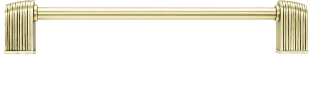 Urban Metro Oxford 8'' cc Pull, Burnish Brass Plate 101618/BB