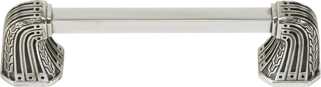 Urban Metro Saville 4'' cc Knob-pull, Burnish Silver Plate 101834/BS