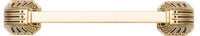 Urban Metro Saville 4'' cc Knob-pull, Museum Gold Plate 101834/MG