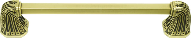 Urban Metro Saville 6'' cc Pull, Burnish Brass Plate 101836/BB