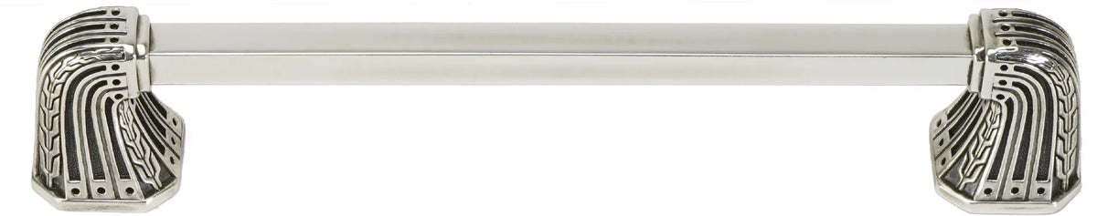 Urban Metro Saville 6'' cc Pull, Burnish Silver Plate 101836/BS