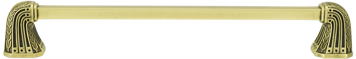 Urban Metro Saville 8'' cc Pull, Burnish Brass Plate 101838/BB