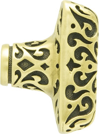 Urban Metro Via Veneto Knob, Burnish Brass Plate 101861/BB