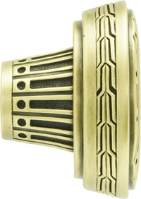 Urban Metro Saville Knob, Burnish Brass Plate 101931/BB