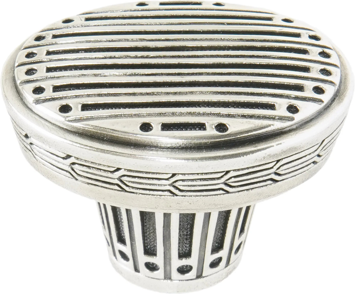 Urban Metro Saville Knob, Burnish Silver Plate 101931/BS
