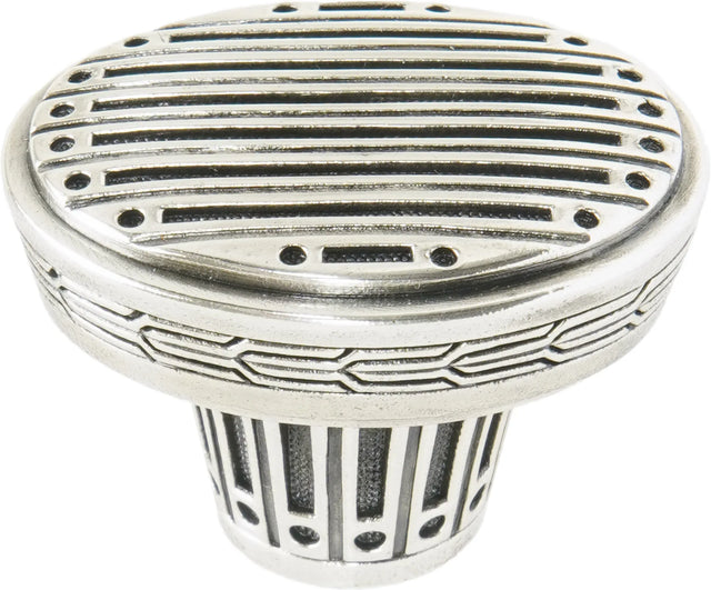 Urban Metro Saville Knob, Burnish Silver Plate 101931/BS
