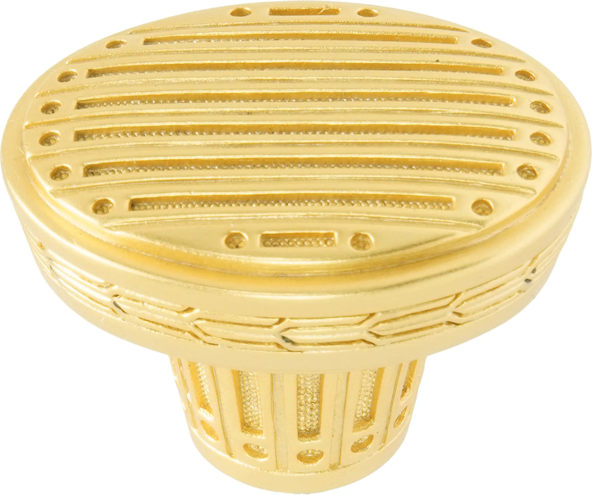 Urban Metro Saville Knob, Satin Gold Plate 101931/SG