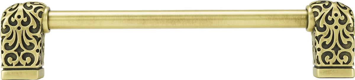Urban Metro Via Veneto 6'' cc Pull, Burnish Brass Plate 102036/BB