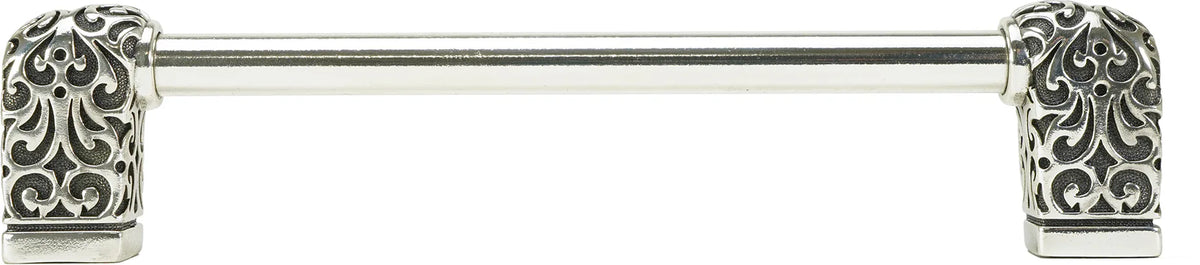 Urban Metro Via Veneto 6'' cc Pull, Burnish Silver Plate 102036/BS