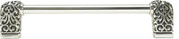Urban Metro Via Veneto 6'' cc Pull, Burnish Silver Plate 102036/BS