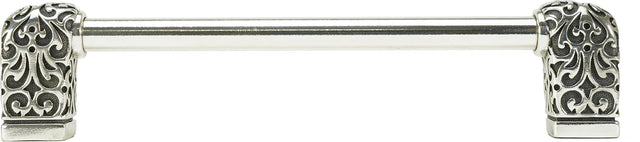 Urban Metro Via Veneto 6'' cc Pull, Burnish Silver Plate 102036/BS