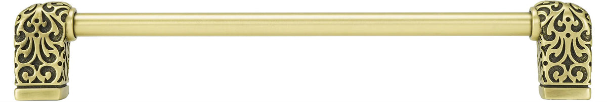Urban Metro Via Veneto 8'' cc Pull, Burnish Brass Plate 102038/BB