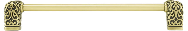Urban Metro Via Veneto 8'' cc Pull, Burnish Brass Plate 102038/BB
