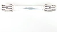 Urban Metro Newbury Knob-pull, Burnish Silver Plate 102363/BS