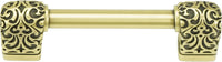 Urban Metro Via Veneto 3'' cc Knob-pull, Burnish Brass Plate 102383/BB