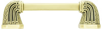 Urban Metro Saville 3'' cc Knob-pull, Burnish Brass Plate 102393/BB