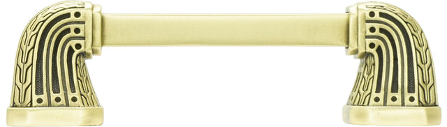Urban Metro Saville 3'' cc Knob-pull, Burnish Brass Plate 102393/BB