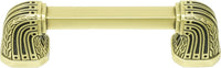 Urban Metro Saville 3'' cc Knob-pull, Burnish Brass Plate 102393/BB
