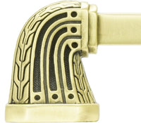 Urban Metro Saville 3'' cc Knob-pull, Burnish Brass Plate 102393/BB