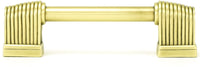 Urban Metro Oxford 3'' cc Knob-pull, Burnish Brass Plate 102413/BB