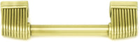 Urban Metro Oxford 3'' cc Knob-pull, Burnish Brass Plate 102413/BB