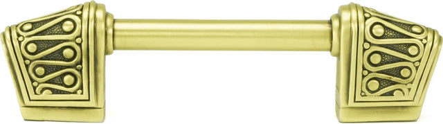 Urban Metro Rivoli 3'' cc Knob-pull, Burnish Brass Plate 102423/BB