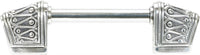 Urban Metro Rivoli 3'' cc Knob-pull, Burnish Silver Plate 102423/BS