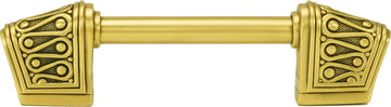 Urban Metro Rivoli 3'' cc Knob-pull, Museum Gold Plate 102423/MG