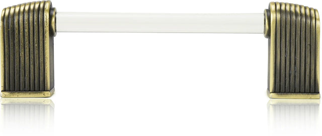 Urban Metro Oxford Ii 4'' cc Knob-pull, Burnish Brass Plate G101374/BB