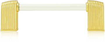 Urban Metro Oxford Ii 4'' cc Knob-pull, Satin Gold Plate G101374/SG