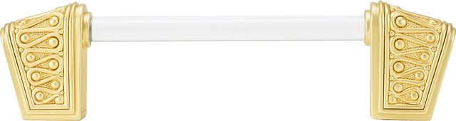 Urban Metro Rivoli II 4'' cc Knob-pull, Satin Gold Plate G101384/SG