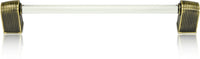 Urban Metro Oxford Ii 8'' cc Pull, Burnish Brass Plate G101618/BB
