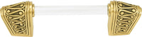 Urban Metro Rivoli II 3'' cc Knob-pull, Museum Gold Plate G102423/MG
