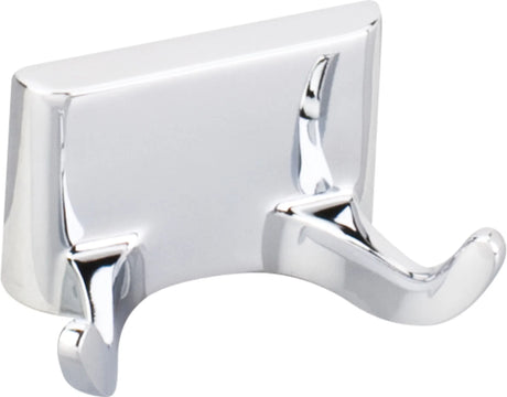Bridgeport Polished Chrome Double Robe Hook - Contractor Packed BHE1-02PC
