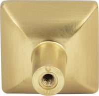 Walker 1 1-1/4'' Length Square Knob 827BG